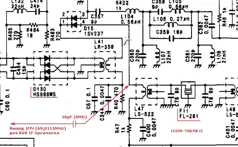 IC-706MKII  SDR IF  