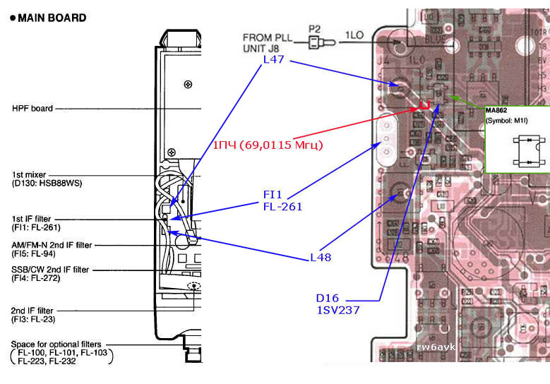 IC-706MKII  SDR IF  